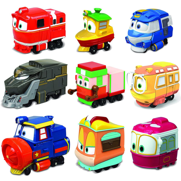 2-Pack Robot Trains Tåg/Bilar/Fordon Robottåg Assorted multifärg