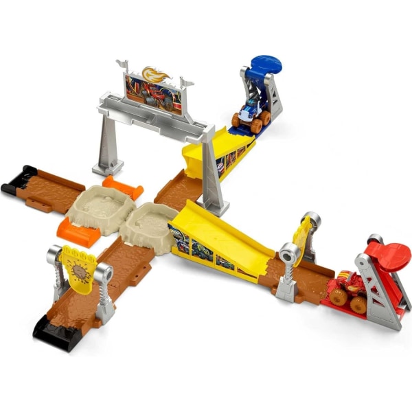 Blaze And the Monster Machines Mud Pit Race Track Playset 2pcs B multifärg one size