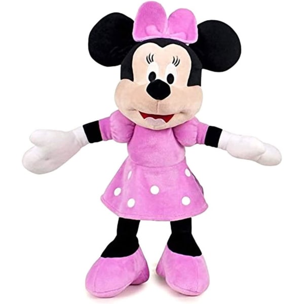 Disney Minnie Mouse Mimmi Pigg Gosedjur Plysch Mjukis 27cm Rosa