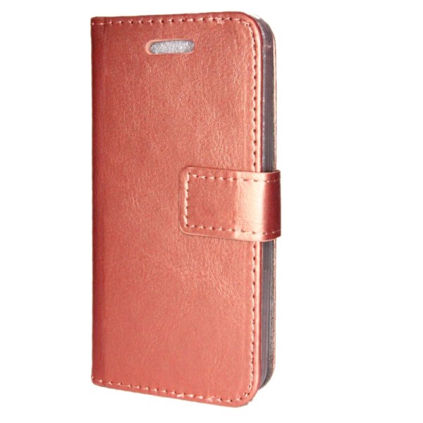 TOP iPhone 7 Plus (5.5 ") tegnebog med 4 stk kort Pink gold