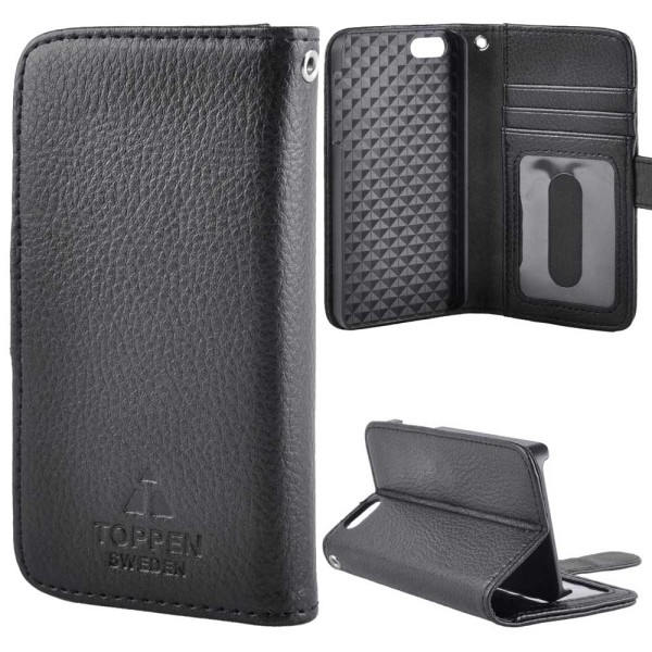TOPPEN Venstrehendt lommebok -deksel til iPhone 5C, svart Black c2e0 |  Black | 100 | Fyndiq