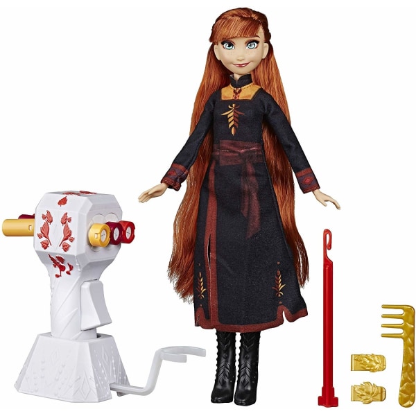 Frozen 2 Sister Styles Anna Doll med ekstra langt rødt hår og fl Multicolor  bf06 | Multicolor | 540 | Fyndiq
