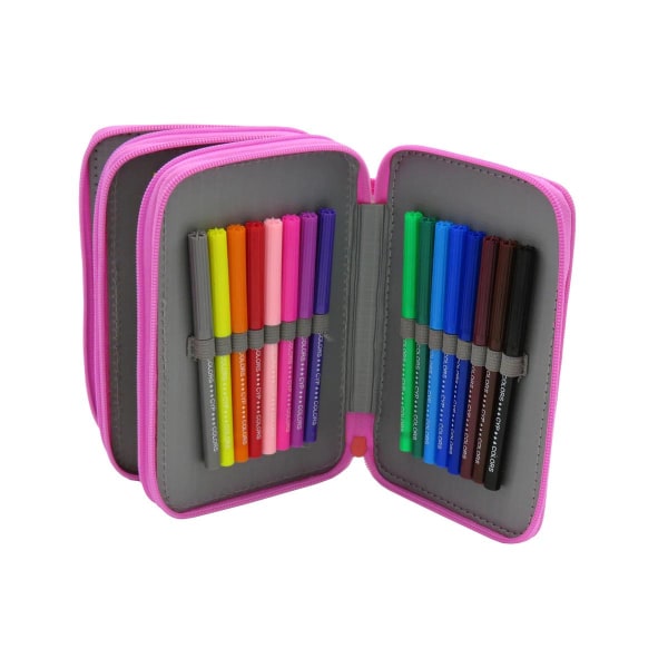 Peppa Pig Gurli Gris Perfect Day 40-delt Pen Box Triple Schooled Multicolor one size