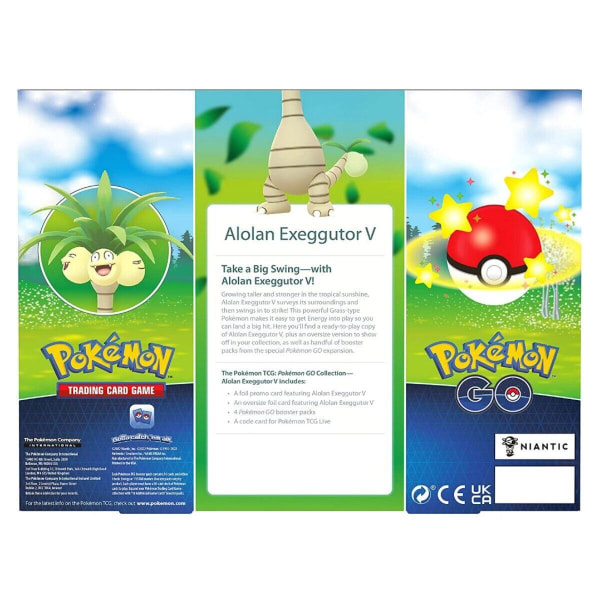 Pokemon GO Collection - Alolan Exeggutor V Box - ENGLISH EDITION multifärg