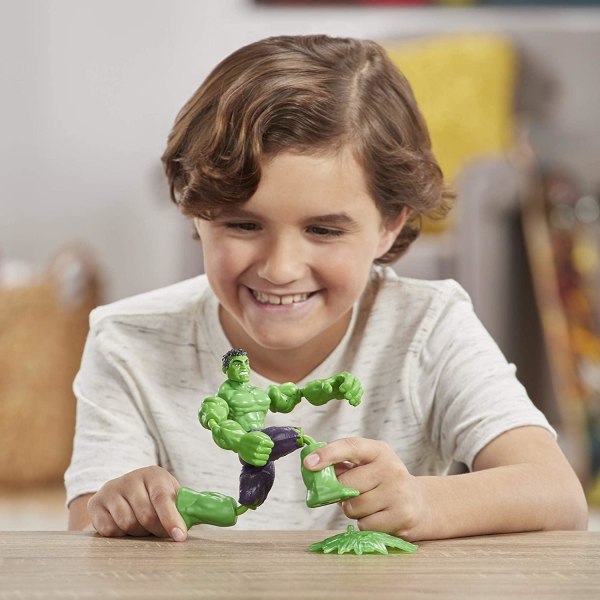 Marvel Avengers Bend og Flex Hulk Action Figur Multicolor