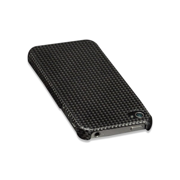 100% Genuine Real Carbon Fiber Case iPhone 4/4S Ultra Slim Back Titanium grey