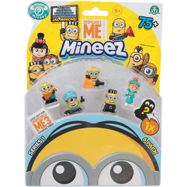 12-Pack Minions Despicable Me Mineez Deluxe Figures Series 1 Multicolor