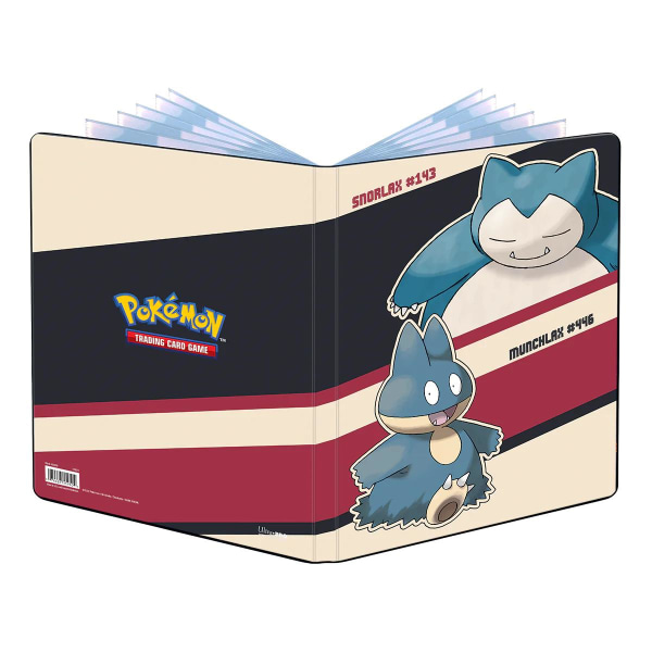 Ultra Pro Pokémon 9-Pocket Portfolio Snorlax & Munchlax Samlarpä multifärg