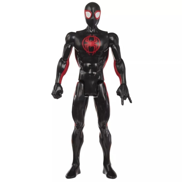 Spider-Man Miles Morales Titan Hero Figure Spindelmannen 30cm Black