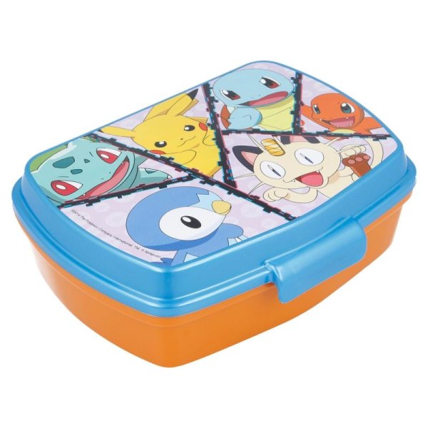 Pokemon Food Box Distorsion Orange/blå Multicolor