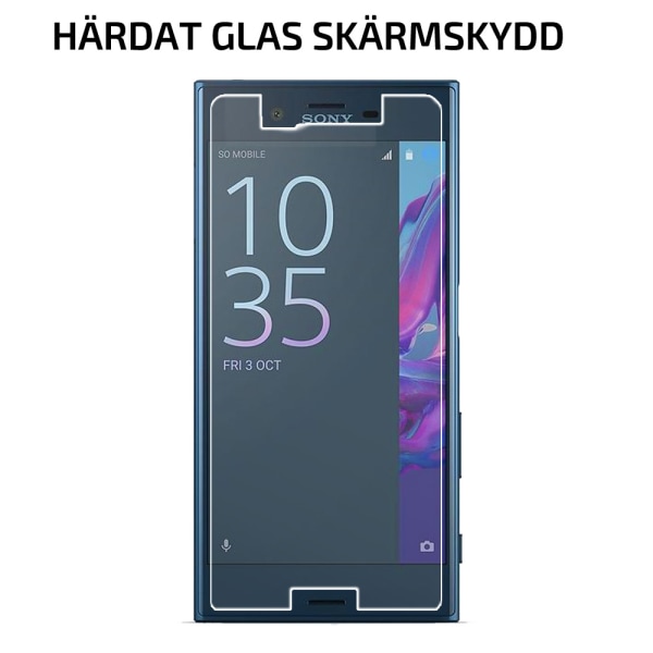 Sony Xperia XZ Näytönsuoja Karkaistusta Lasista Retail Package Transparent