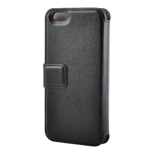 Super Slim Wallet Case For iPhone 6 / 6S, Black Black
