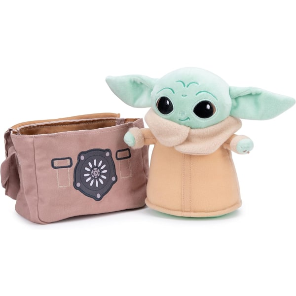 Star Wars Mandalorian The Child Baby Yoda Grogu With Bag Plush K Multicolor