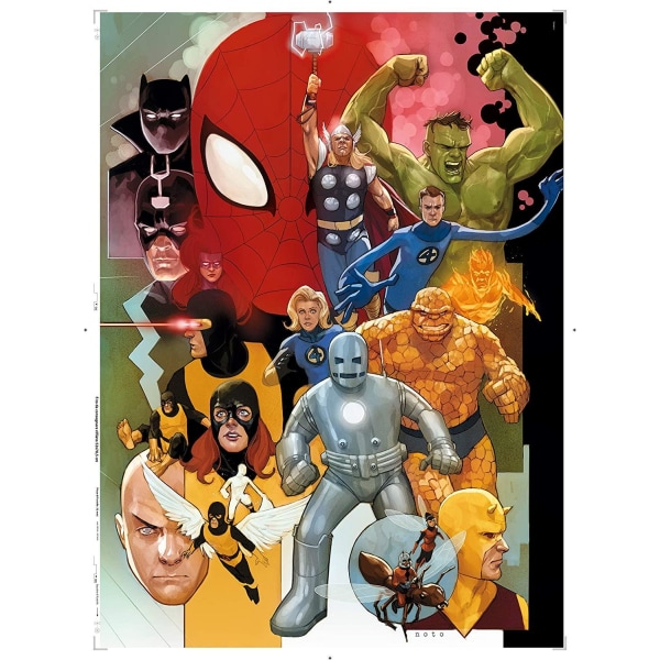 Clementoni Marvel 80 Years-1000pc Puzzle Puslespil Multicolor
