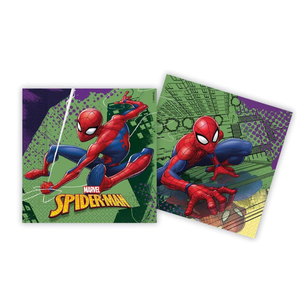 20 kpl Marvel Spiderman -lautasliinat Multicolor one size
