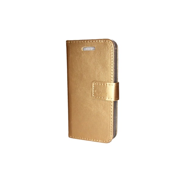TOP Huawei Y6II Compact Wallet Case 4stk Kort Gold