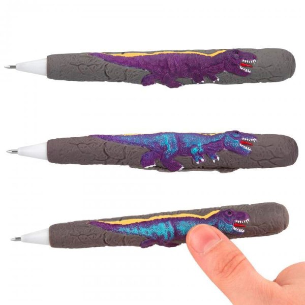 2-Pack Dino World blyant Dinosaurer Kuglepen med farveændrende e Multicolor