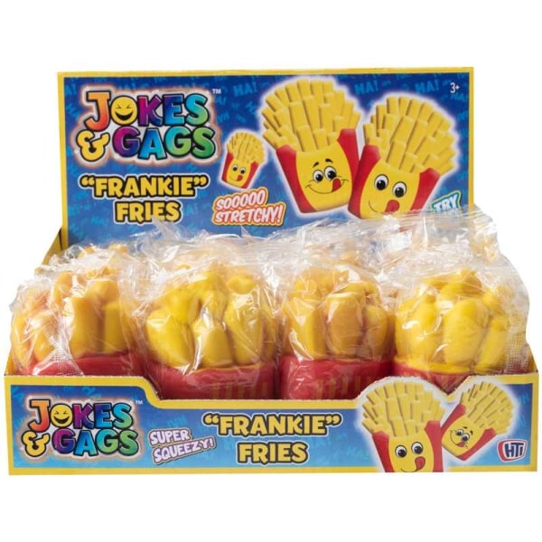 Kläm Och Formbar Squeeze Frankie Fries Pommes Fidget Stressboll multifärg
