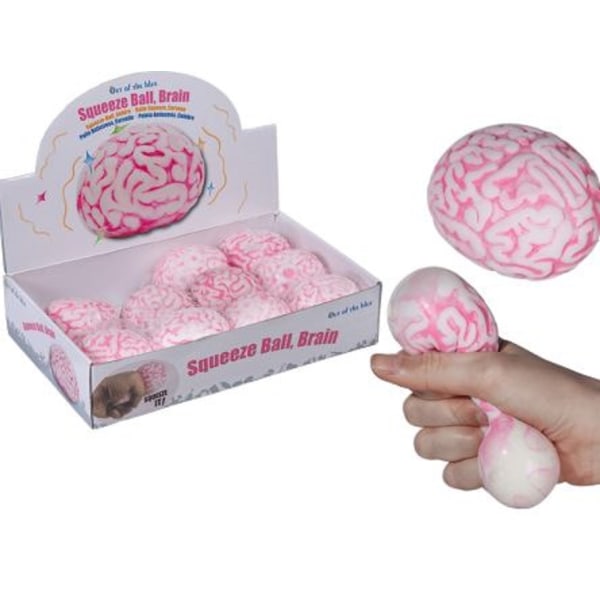 Brain Squeeze Stressboll Slime Stress Lek Boll Multicolor