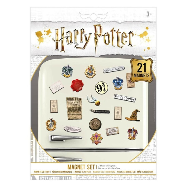 Harry Potter Set Jääkaappimagneetit 21kpl Multicolor one size