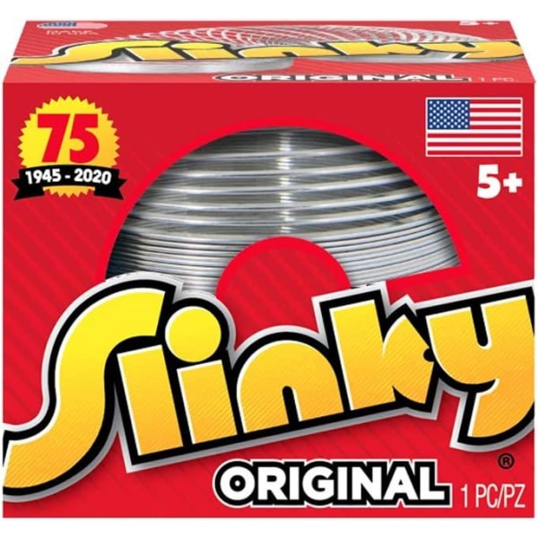 Slinky Original Tillverkad Av Slinky Leksaker Trappfjäder Metall Silver