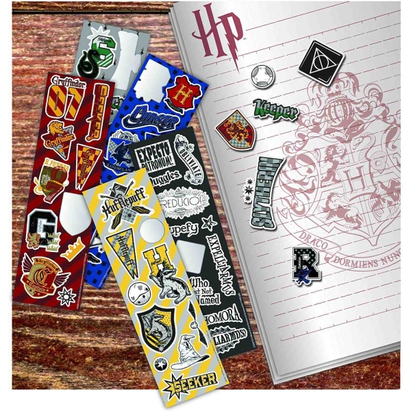 Harry Potter Gadget Decals 50st Genanvendelige Klistermærker Multicolor