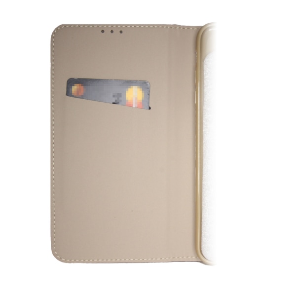 Texture Book Slim iPhone XS Max Deksel Lommebok -deksel Gull Gold