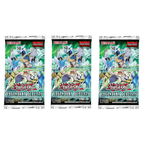 Yu-Gi-Oh! - Legendary Duelists Synchro Storm Booster Pack 3-Pack Multicolor