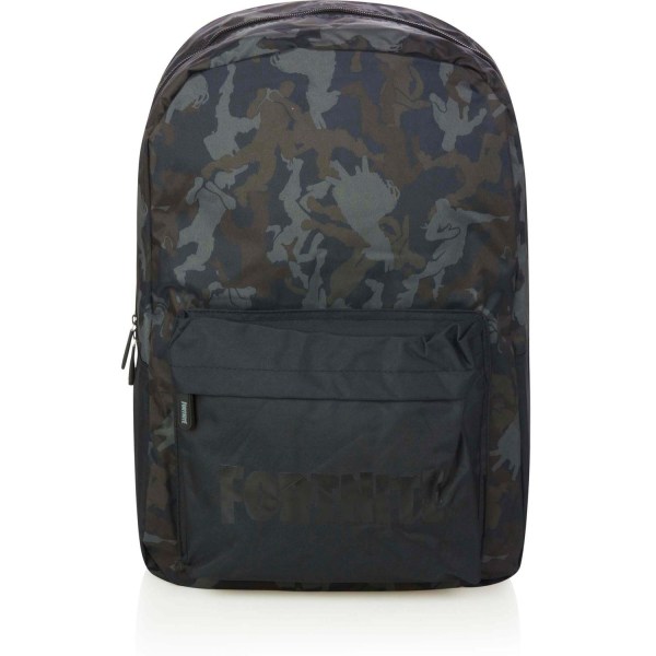 Fortnite Camouflage Dark Grey Backpack Reppu Laukku 43cm Multicolor one size
