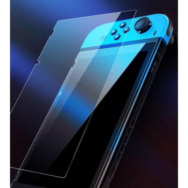 Ugreen 2-Pack herdet glass til Nintendo Switch skjermbeskytter d Transparent