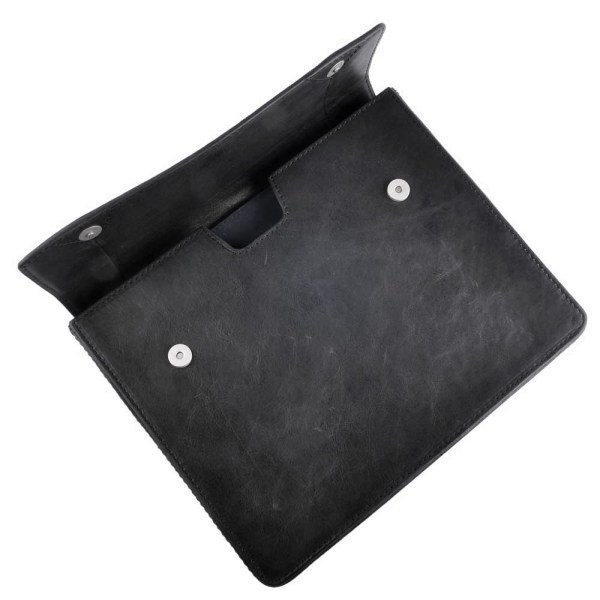 Saddler Wegner Ægte læderetui Tablet / Laptop Sort 25,5x20x2,3 c Black