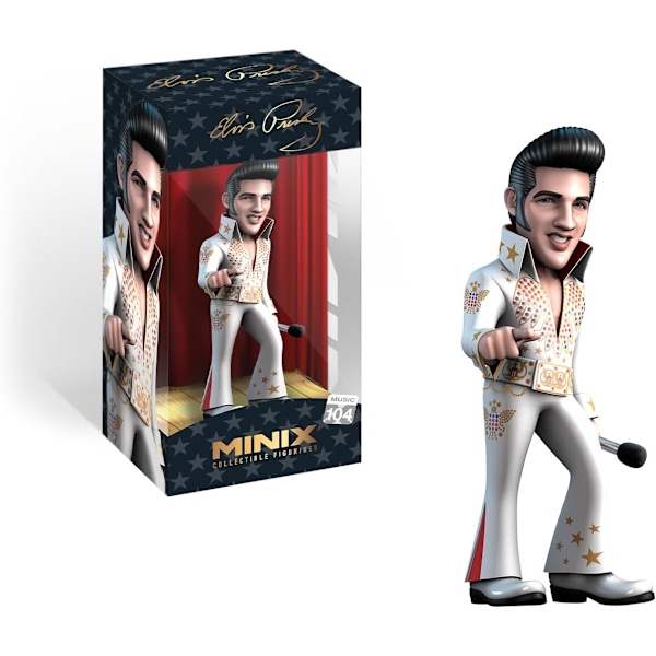 Minix Collectible Figurines Elvis Presley Music #104 Samlarfigur 12cm Multicolor