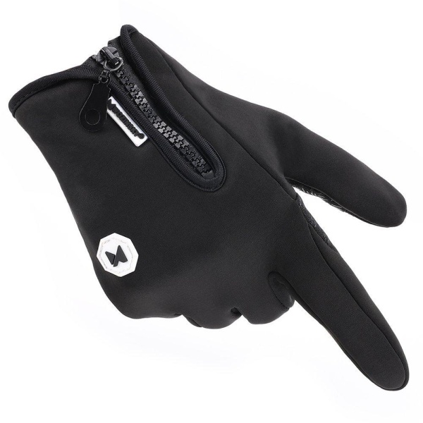 Tunna Fleecefodrade Universal Touch Handskar - Svart - One-Size Svart one size
