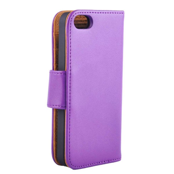 Deluxe Lommebok Folio -deksel Avtakbart magnetisk bakdeksel iPho Purple