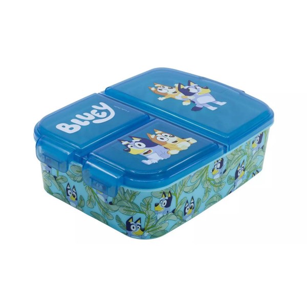 Bluey Lounaslaatikko, jossa 3 lokeroa Multicolor one size