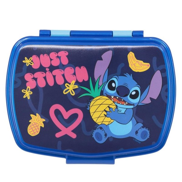 2-Pack Disney Lilo & Stitch Matlåda Och Pop-up Vattenflaska multifärg