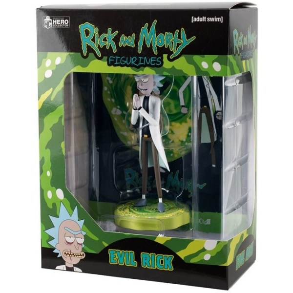 Eaglemoss Rick and Morty Adult Swim Figurines Collection Evil Rick Figure multifärg