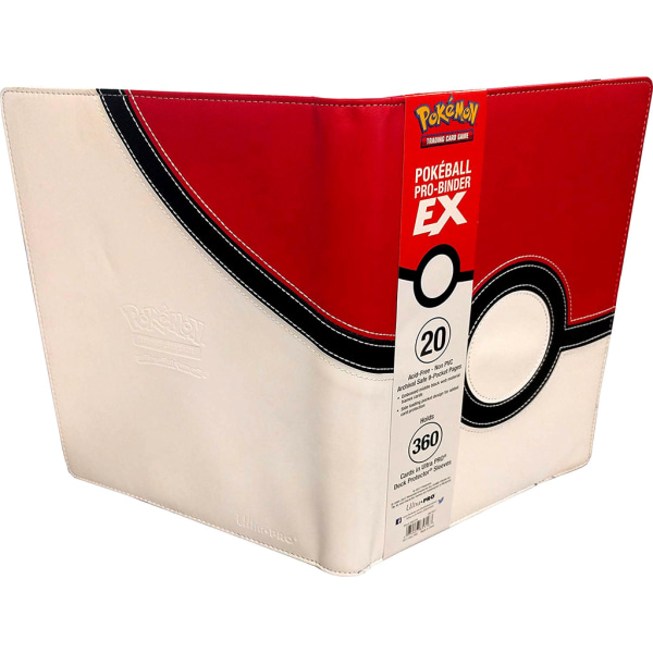 Ultra Pro Premium 9-lommer Pokemon Pokeball Collector Binder 360 Red