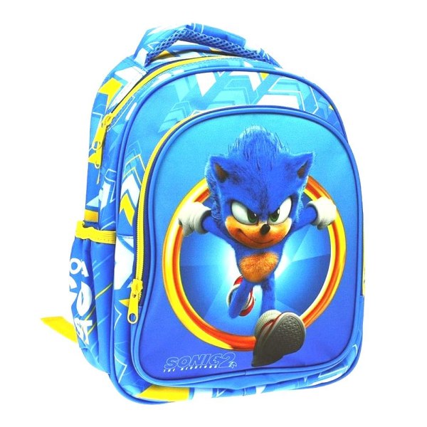 Sonic The Hedgehog 2 Junior School Bag Reppu Laukku 30x25x15cm Multicolor one size
