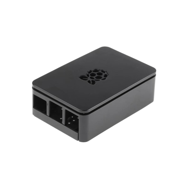 Raspberry Pi Premium skall/chassis for Pi 3B+/3B/2B/1B+ gummiføt Black