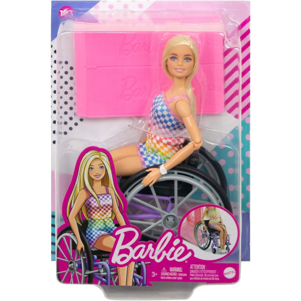 Barbie Fashionistas Dukke #194 Dukke med kørestol Multicolor