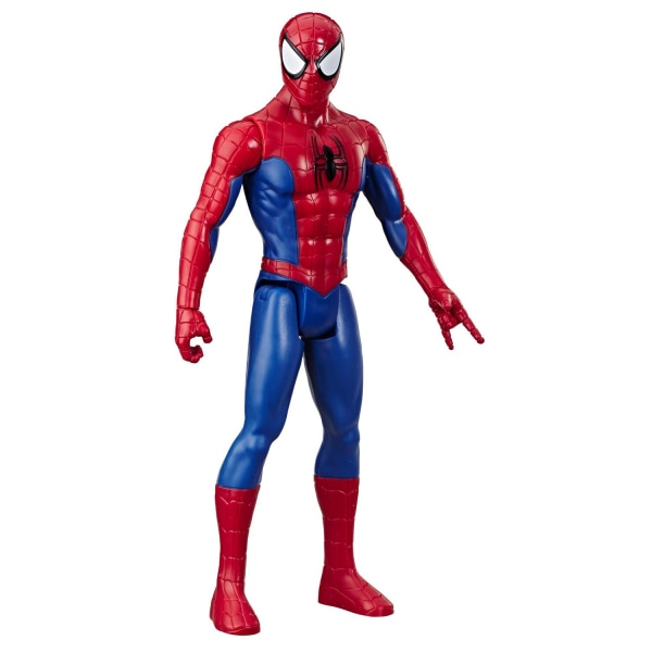Marvel Spider-Man Titan Hero Figure Spindelmannen Med Blast Gear Blue