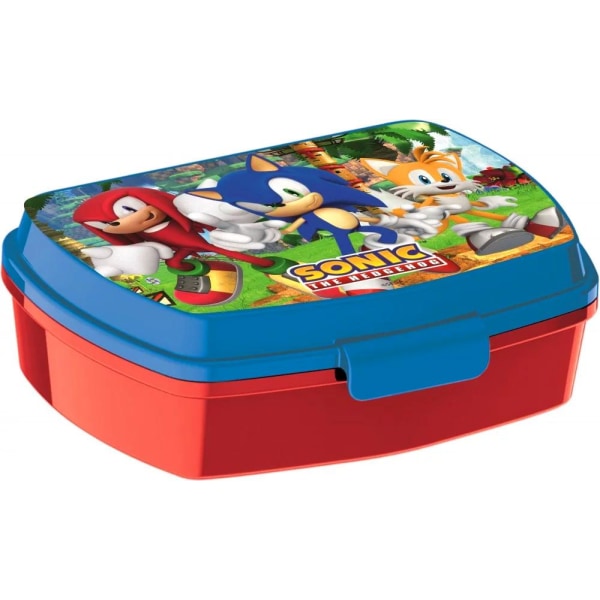 Sonic The Hedgehog Knuckles Och Tails Lunch Box Multicolor