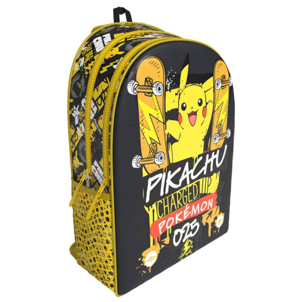Pokémon Pikachu Charged Up rygsæk taske Skolesæk 41x31x12cm Multicolor one size