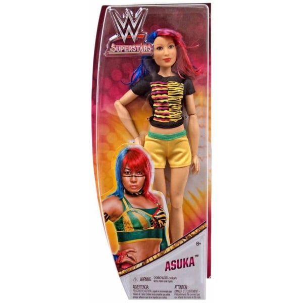 WWE Superstars Fashions Asuka Doll Docka 30cm multifärg
