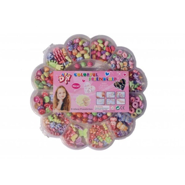 Perler 80 gram Beads Mix, Blomsteræske DIY Multicolor