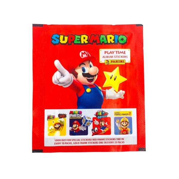 Super Mario Playtime Sticker Collection Klistermærker 176st Multicolor