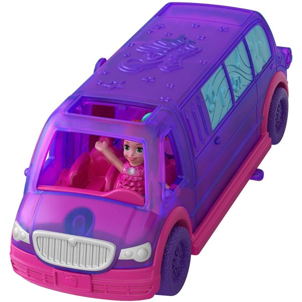 Polly Pocket Pollyville Party Limo Mini Dukke Med Limo Multicolor