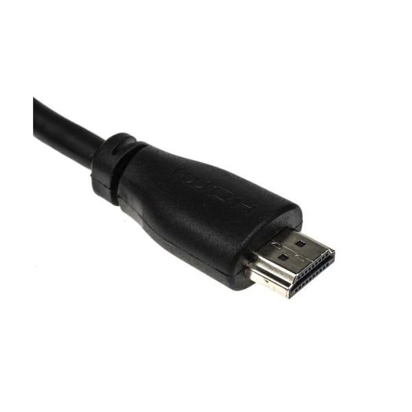 Official Raspberry Pi HDMI to HDMI Kabel 4K/2K/3D Black 1m Svart