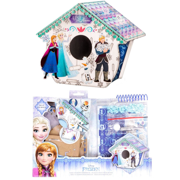 Disney Frozen Legetøjssæt Lav dit eget fuglehus 25x36cm Multicolor